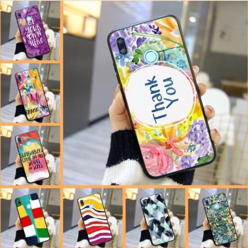 Case For Huawei Nova 2i 2 Lite Plus 3 3I 3E 4 4E 5 Art Quotes Silicone Back Cover For Huawei Nova Smart Lite 2017 Phone Case