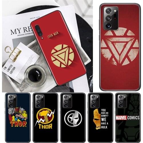 Marvel Avengers Hero Logo For Samsung A72 A52 A02 S A32 A12 A42 A51 A91 A81 A71 A41 A31 A21 S A11 A01 A03 Core UW Phone Case