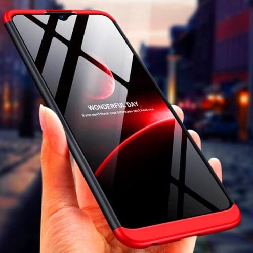 Vivo Y17 Y15 Y12 U10 U3X Case 360 Protection Full Body Cover Hard Phone Case for Vivo y17 Matte Cover Protector with Glass Film
