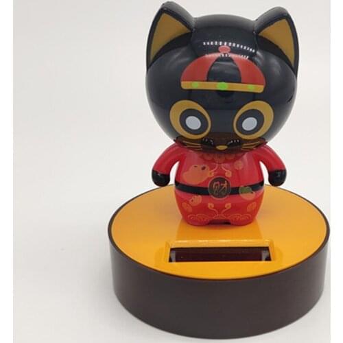 Solar Powered Dancing Figure Swing Bobblehead Desk Decor Ornament Kids Toy