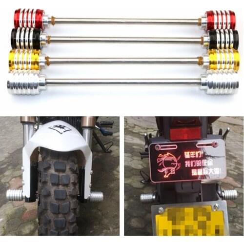 For HONDA GROM MSX125 MSX125SF Motorcycle Front Rear CNC Wheel Axle Fork Crash Protector Slider Stand Screw