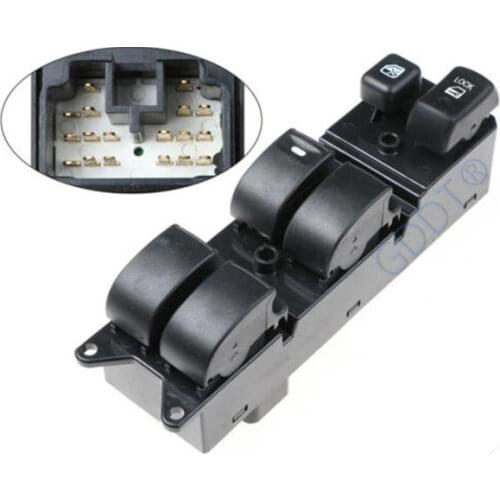 1 Pcs 8608A068 Electric Power Window Switch for Mitsubishi Lancer ASX Colt Magnum L-200 Black Cover for Pajero Automatic 18 Pins
