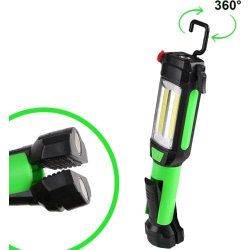 Lantern Magnetic Car Repaire Working Light COB LED Flashlight Torch USB Charging Portable Emergency Lamp For Camping