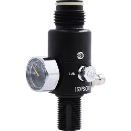 HPAT PCP Paintball Tank Regulator 5/8-18UNF Thread Various Low Pressure Valve 160PSI/200PSI/300PSI/600PSI/800PSI