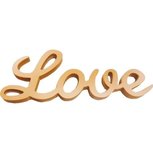 Customized Personalised Design Name Wood Letters Words Decorations Wooden Art Crafts For Wedding Birthday Party Home Decorate