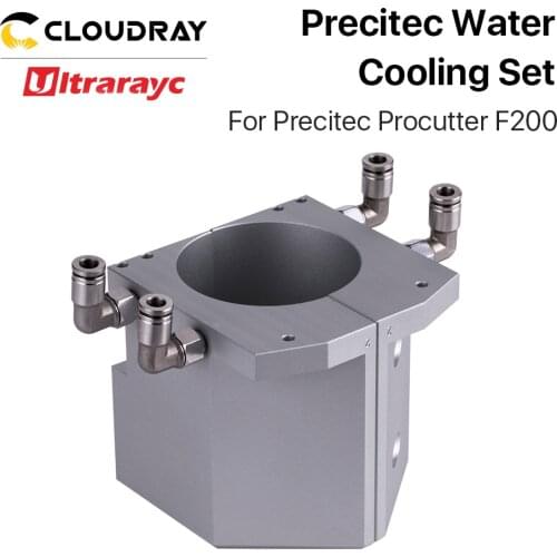 Ultrarayc Water Cooling Set for Precitec Procutter Focal Length 200mm 92*100mm Metal Cooling Kit for Precitec Procutter Laser