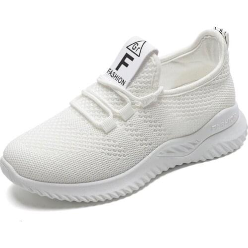 Women Casual Shoes Fashion Breathable Walking Mesh Flat Shoes Woman White Sneakers Women Tenis Feminino Female Shoes sf3