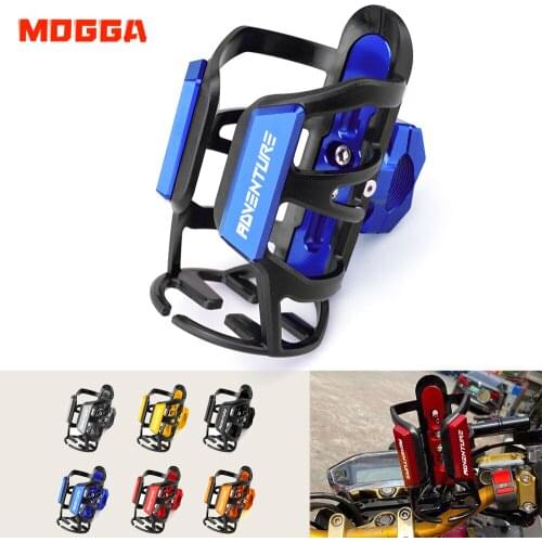 Motorbike Water Bottle Cage For KTM Adventure 790 990 1050 1090 1190 1290 Super Adventure Beverage Coffee Drink Cup Holder Mount