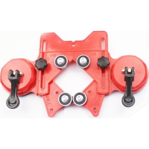 New Dual Suction Cup 4-83mm Glass Ceramic Hole Drill Fixer Hole Drill Punch Position Locator Holder