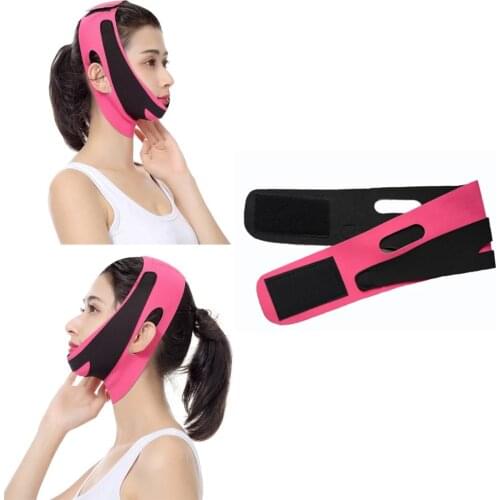 Women Elastic Face Slimming Bandage V Line Face Shaper Lift Up Belt Facial Anti Wrinkle Strap Ladies Hair Band Headband Headwear