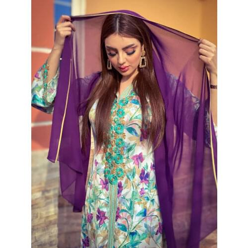 Ramadan Turkey Muslim Dress Women Abaya Moroccan Kaftan Islamic Clothing india khimar Djellaba Dubai Jilbab Party Vestidos Eid