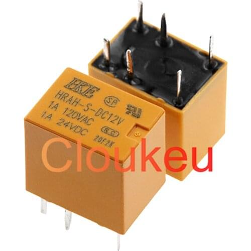 Relay HRAH-S-DC3V 5V 9V 12V 24V 1A 6pin