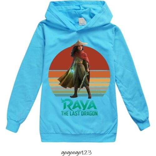 Raya and The Last Dragon for Kids Spring Boutique Outfits Baby Girl Cotton Shirts for Teenage Girls Boys Long Sleeve Tops Shirt