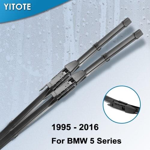 YITOTE Wiper Blades for BMW 5 Series E39 E60 E61 F07 F10 F11 520i 523i 525i 528i 530i 535i 540i 545i 518d 520d 525d 530d 535d