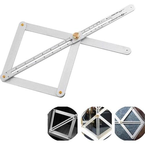 Aluminum Alloy Bevel&Corner Protractor|Corner Angle Finder for carpentry tools|Angle Measurement Ruler for woodworking tools