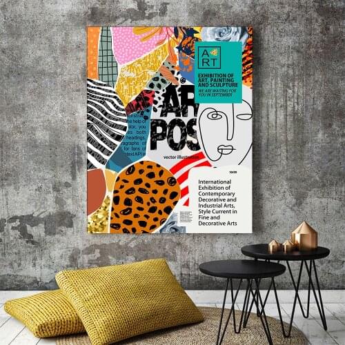 Modern Abstract Lady Line Art Canvas Painting Nordic Style Picture Living Room Decoration Poster For Home Decor Wall Painting