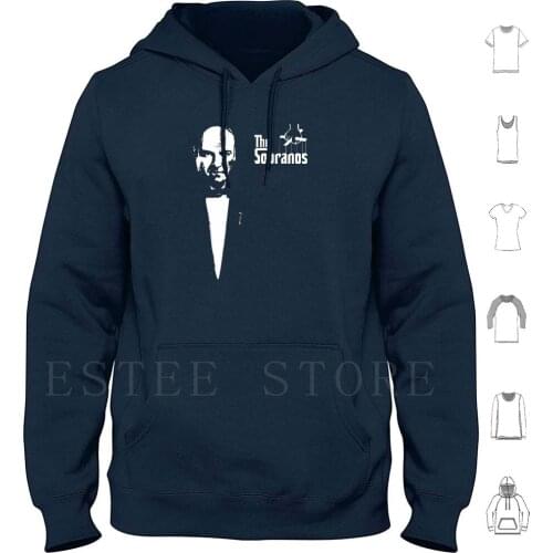 The Sopranos ( The Godfather Mashup ) Hoodies Long Sleeve Aguvagu The Godfather Godfather The Sopranos Soprano