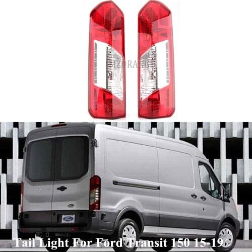 MZORANGE Red Lens Tail Light For Ford Transit 150 2015 2016 2017 2018 2019 Rear Tail Bumper Back Light Warnning Lamp Tail Lamp