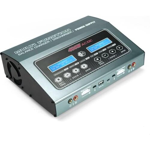 LiPo Charger Smart Battery Charger Balance Charger 2 channel ynchronization mode for 1-7S LiPo Li-Ion 2-24V Pb Battery