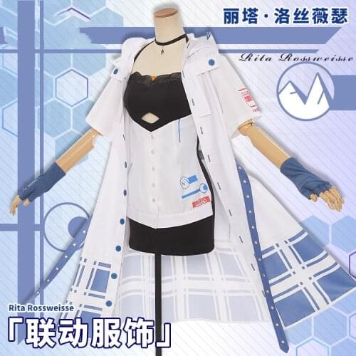 Anime Honkai Impact 3rd Rita Rossweisse Daily Dress Outfit Party Uniform Cosplay Costume Women Halloween Free Shipping 2021New