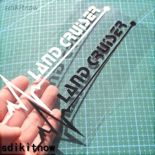 1pc New Heart Car Decal Sticker Styling Windows Door Decoration For toyota landcruiser 70 80 90 100 120 150 200 accessories