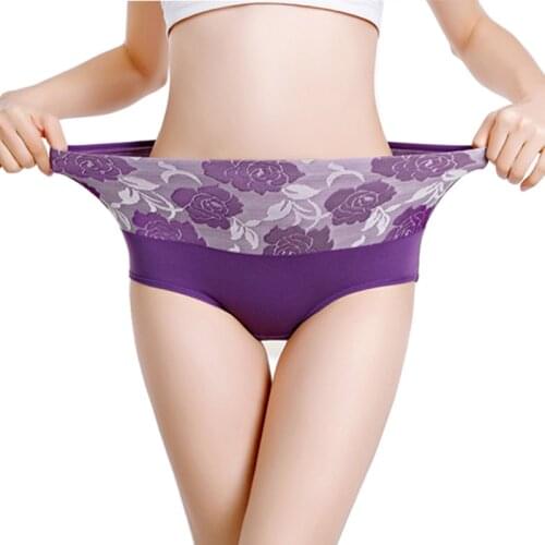 Panties Women Sexy Cotton Underwear High Waist Womens Briefs Plus Size Ceca Calcinhas Intimates Underpants 3XL 4XL