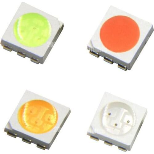 4000pcs/lot 5050smd 460-465nm 600-605nm 380-410nm 600-610nm Led Diodes 0.2W