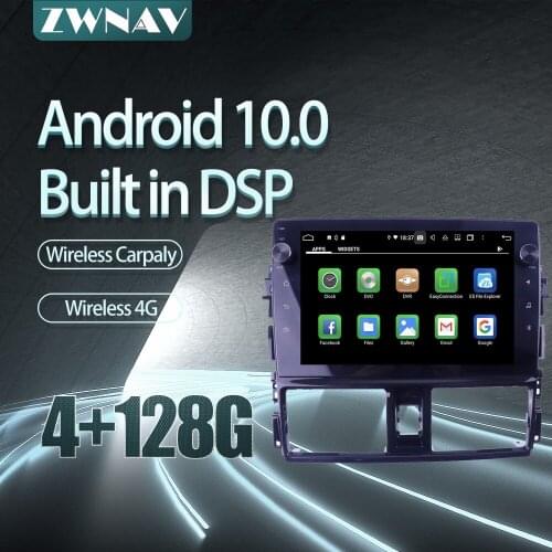 For Toyota Yaris Vios 2013-2016 Car radio player Android 10 PX6 64GB GPS Navigation Multimedia Player Radio