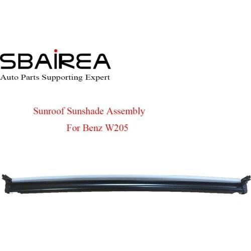 SBAIREA Car Sunroof Shade Front Sunshade Assembly For BENZ W205 Grey Black Elrctric Curtain 2014-2019