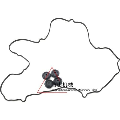 Free shipping for Mitsubishi 6D16 valve cover rubber strip screw pad R200 R210-5 R215-7 excavator parts