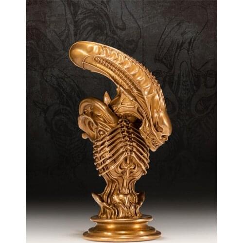 OGRM Crafts Works L Class Alien Bronze Bust Figure Statue