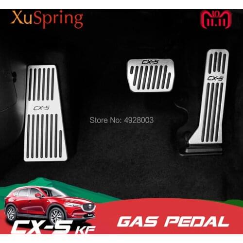 For Mazda CX-5 2017 2018 2019 2020 2021 Car Refit Accelerator Oil footrest Pedals Plate Clutch Throttle Brake Treadle Styling