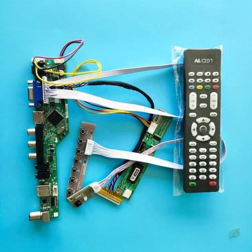 For LTN154MT02-001 30pin AV VGA 1 lamps 15.4" Module TV Resolution Controller Board Digital Signal Mother Board 1680X1050