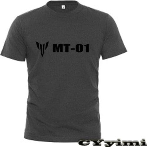 For Yamaha MT01 MT-01 T Shirt Men New LOGO T-shirt 100% Cotton Summer Short Sleeve Round Neck Tees Male