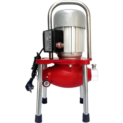 220V Electric Pipe Dredging Machine Sewer Dredger Toilet Floor Drain Dredging Cleaning Machine Home Tools High Power 1200w