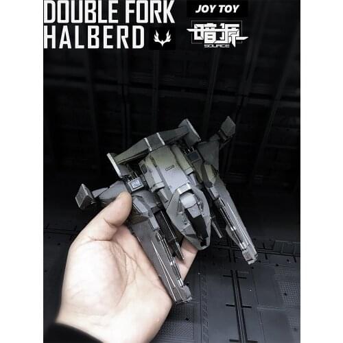 JOYTOY 1/27 Action Figure Aircraft model DOUBLE FORK HALBERD Attack Military toys Birthday Gift Military Collectible L16.5cm,H17