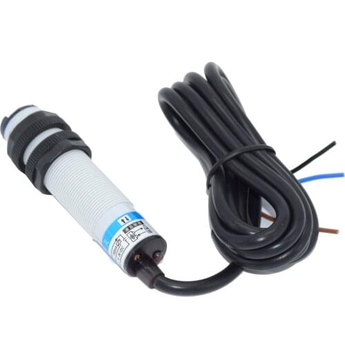 DC6-36V Infrared Diffuse Reflection Photoelectric Switch Beam Sensor Detector NPN PNP NO NC Light Barrier 2m Distance Adjustable