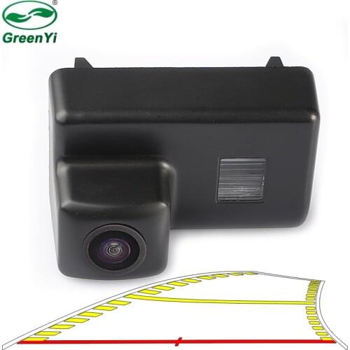HD 4089T Vehicle Dynamic Trajectory Parking Line Car Rear View Reverse Backup Camera For Peugeot 206 207 307 407 508