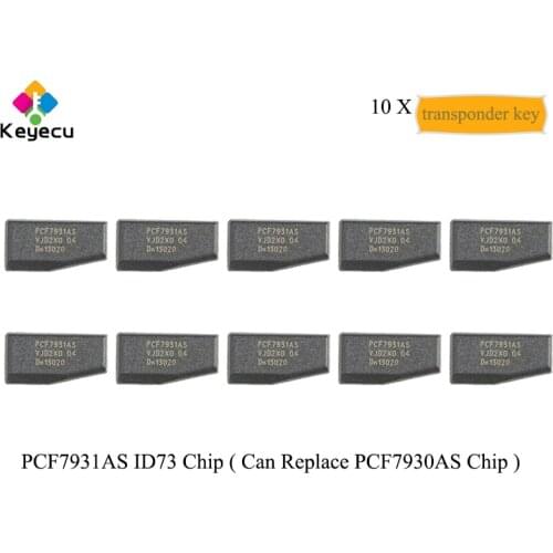 KEYECU 10PCS/Lot PCF7931AS ID73 Chip Can Replace PCF7930AS Chip for Mercedes Benz for BMW