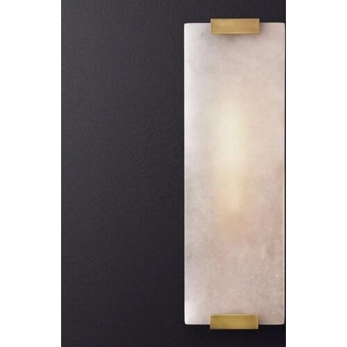 Postmodern creative marble living room wall lamp simple designer model room aisle decorative wall lamp