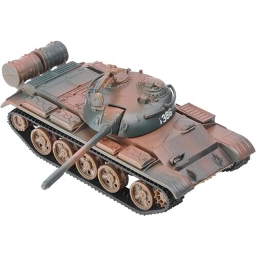 Diecast 1:43 T-55 Soviet Medium Tank Model Simulation Hobby Home Decor