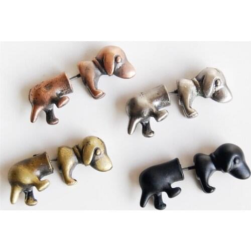 Dog 3D Fashion Anime Cartoon Earring Cute Animal Stud Earrings For Women Girls Kids Jewelry XMAS New Gift