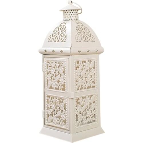 Fashion Vintage Candle Holder Iron European Romantic Wedding Candle Holder Christmas Portavelas Vintage Candlestick DD60ZT