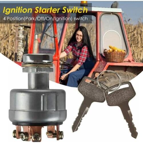 New Tractor Ignition Starter Switch Key For Lawn Mower Suitable Lawn Mower Garden Power Tools Mower Accessories