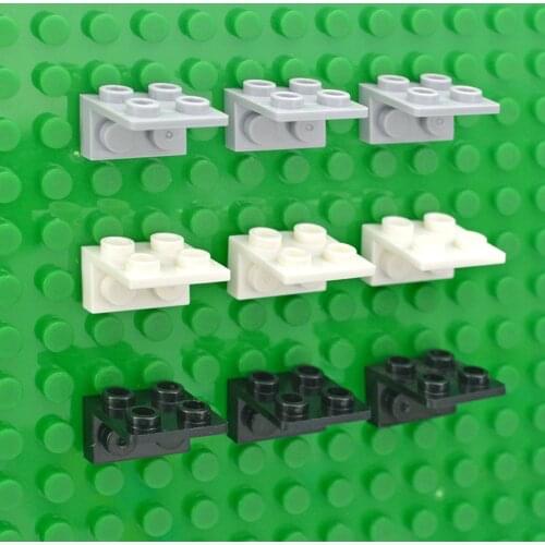 Figures Stand Base Plate 99207 Bracket 1x2 2x2 Inverted Building Blocks DIY Figure Standing Display Bracket Assemble Brick Toys