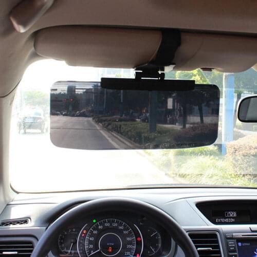Anti-Dazzl e Anti-UV Car Sun Visor Polarized Sunshade Plate Clear Vision Rotatable Adjustable Sun Visor Blocker Car Accessories