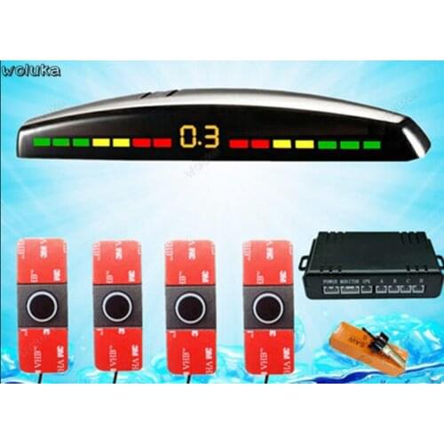 Reversing radar original embedded 4 probe beep real voice long strip car reversing radar image CD50 Q04