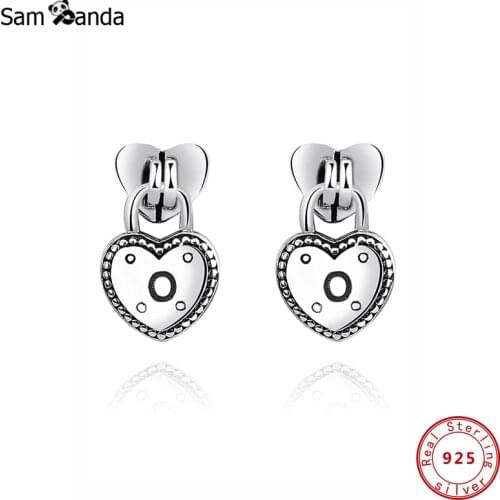 Sam Panda Silver Earrings