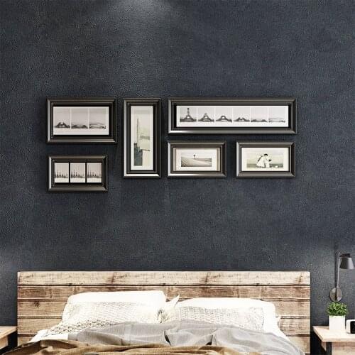 Modern Nordic Ins Solid Color Cement Wall Papers Home Decor Waterroof PVC Plain Grey Wallpaper for Shop Walls papel de pared