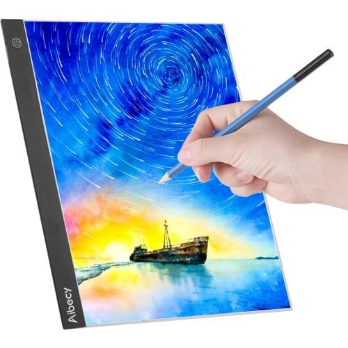 A3 LED Light Panel Graphic Tablet Light Pad Digital Tablet Copyboard with 3-level Dimmable Brightness for Drawing Painting